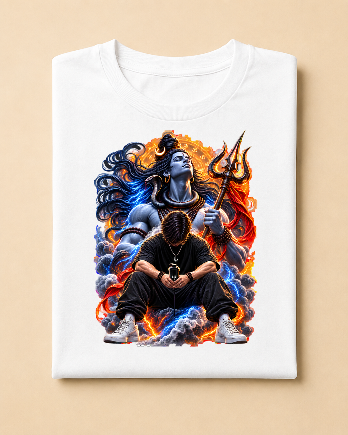 Mahadev Manifestation – Divine Power Premium Graphic T-Shirt Unisex Standard Crew T-Shirt