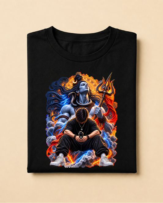 Mahadev Manifestation – Divine Power Premium Graphic T-Shirt Unisex Standard Crew T-Shirt